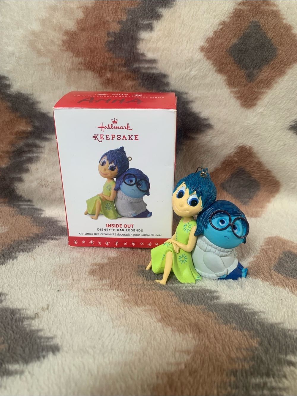 Hallmark Inside Out Joy Sadness Disney-Pixar Ornament Legends 6th in Series 2016